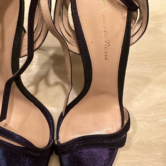 Brand new Gianvito Rossi Purple iridescent Shoes 39 9 - Picture 4 of 5